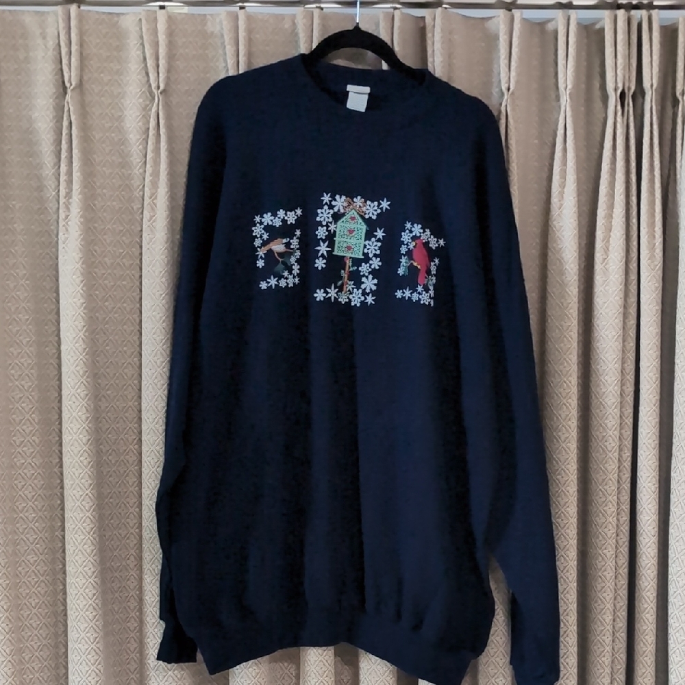Vintage 90's NWT Women's Size 3X North Crest Oversized Holiday Sweatshirt